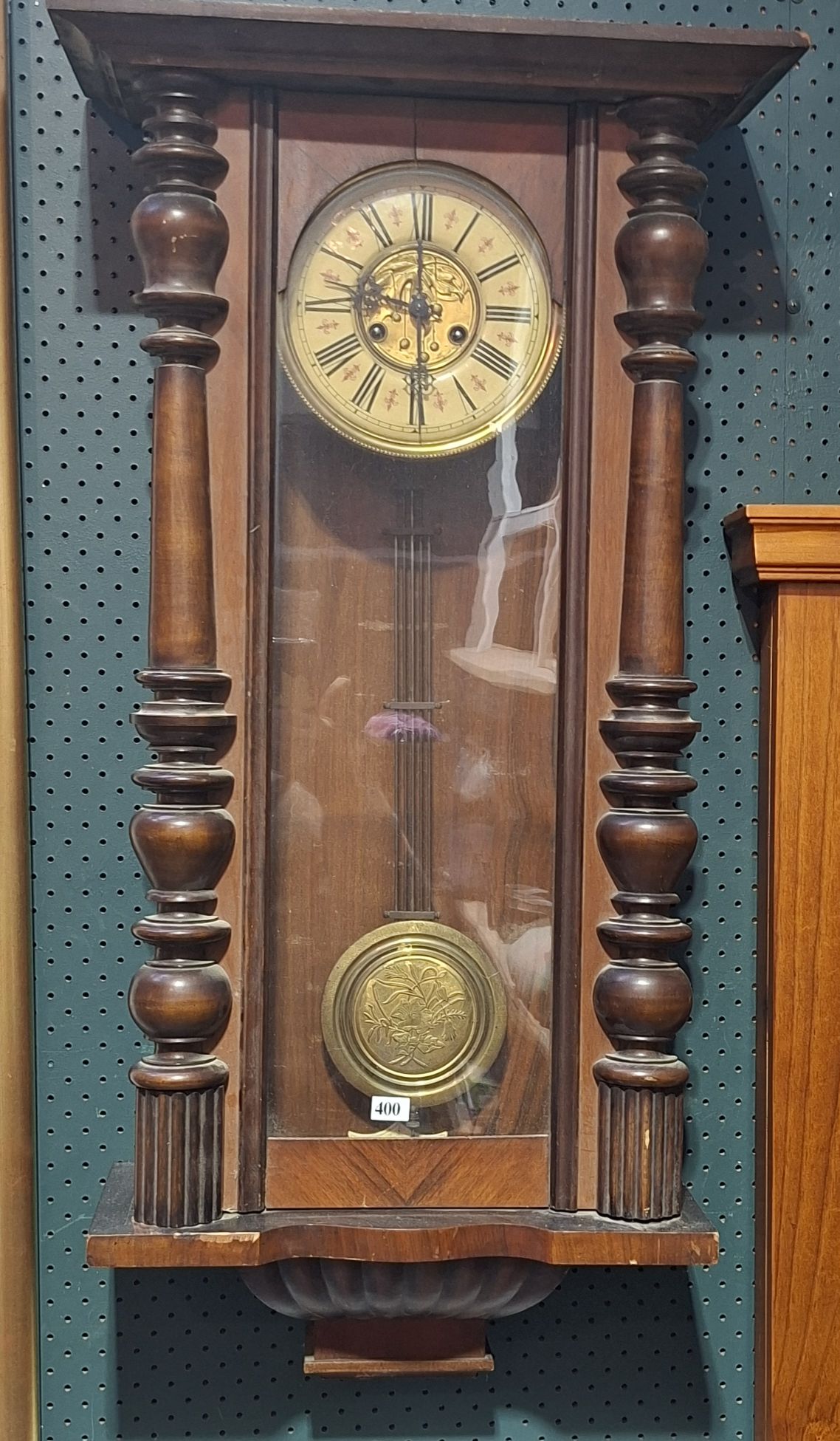 Vienna Regulator Style Wall Clock