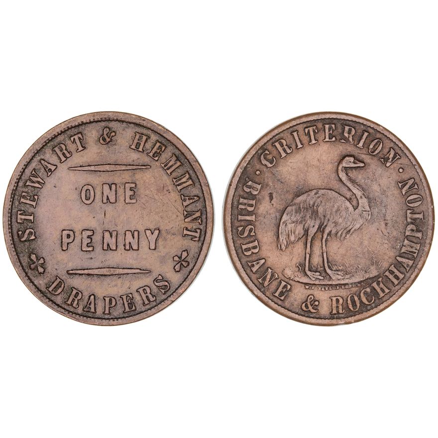 Stewart & Hemmant, Brisbane & Rockhampton, Qld., Penny, ND, VF