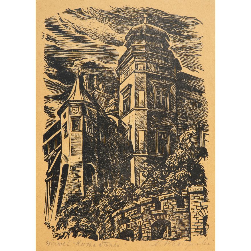 Stanisław Raczyński | Wawel - Kurza stopka, z teki Kraków