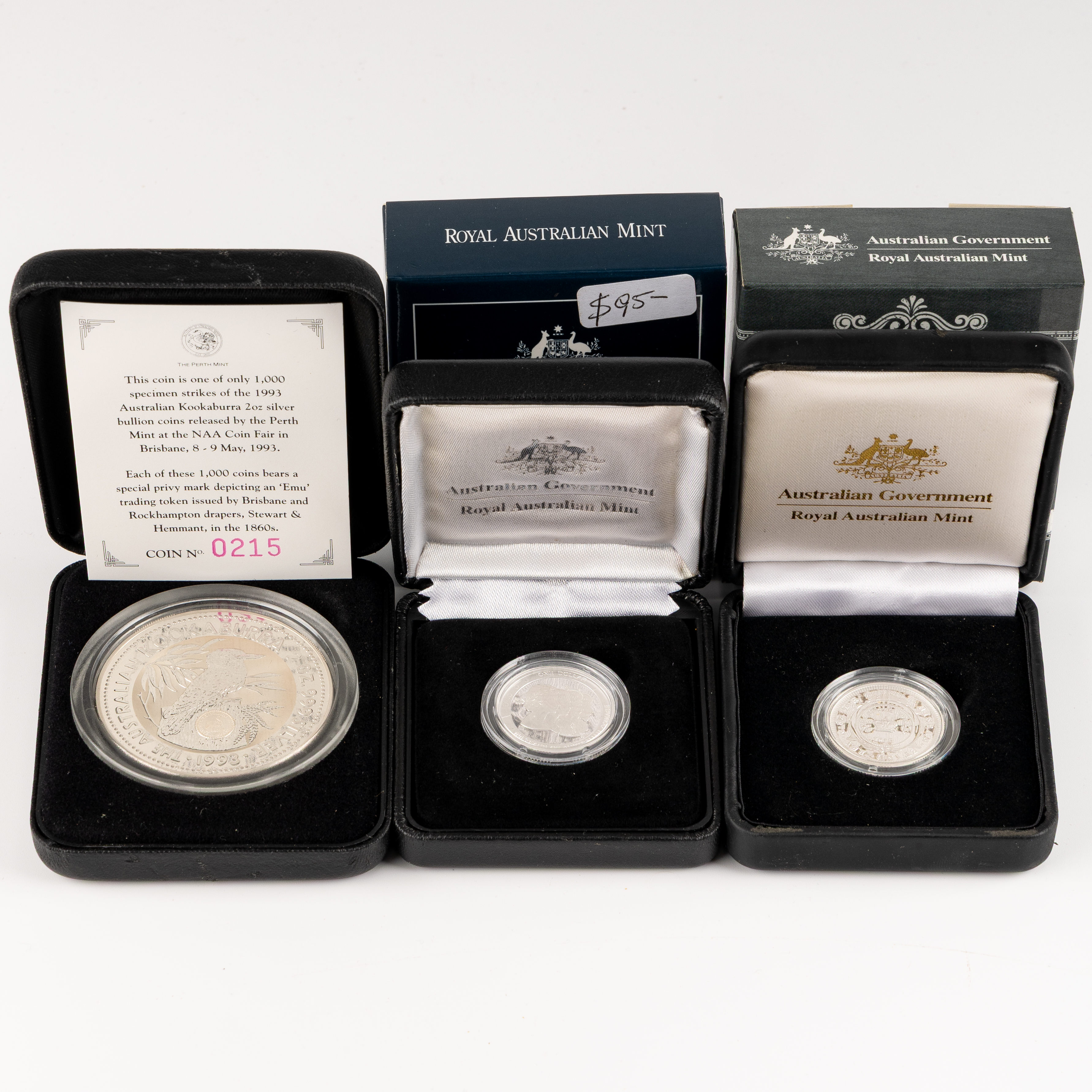 Elizabeth II, RAM / Perth Mint, One Dollar - Two Dollars, 1993 - 2013, FDC
