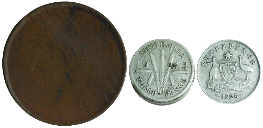 1943 3d Split Flan, F