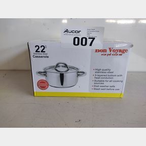 BON VOYAGE 22CM STAINLESS STEEL CASSEROLE POT
