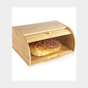 Bamboo Wood Bread Bin Storage Box - Bamboo Wood Bread Bin Storage Box|Bar 9902130682822 - 51745/16935 SN B1 (S9)