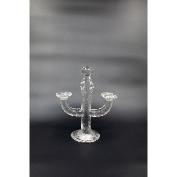 Staffan Gellerstedt for Pukeberg Sweden - Crystal candlestick