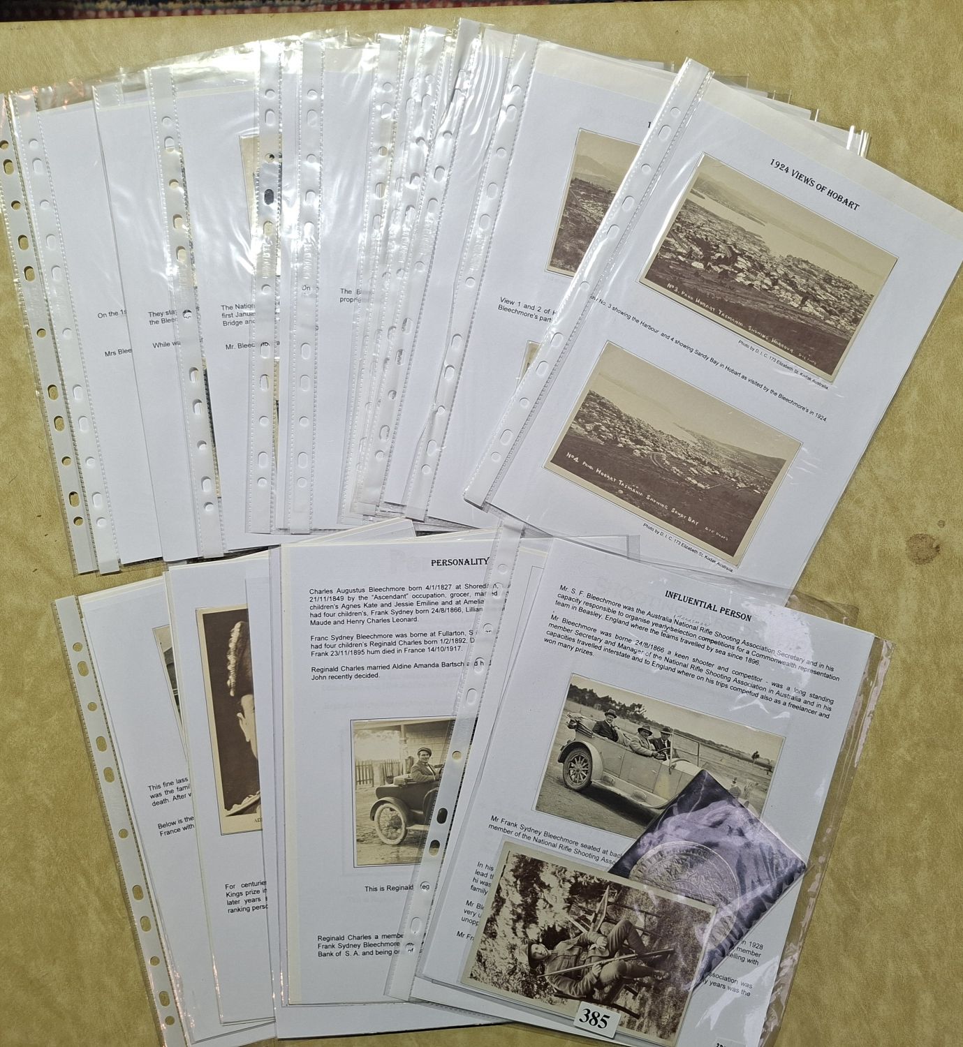 385 · POSTCARDS