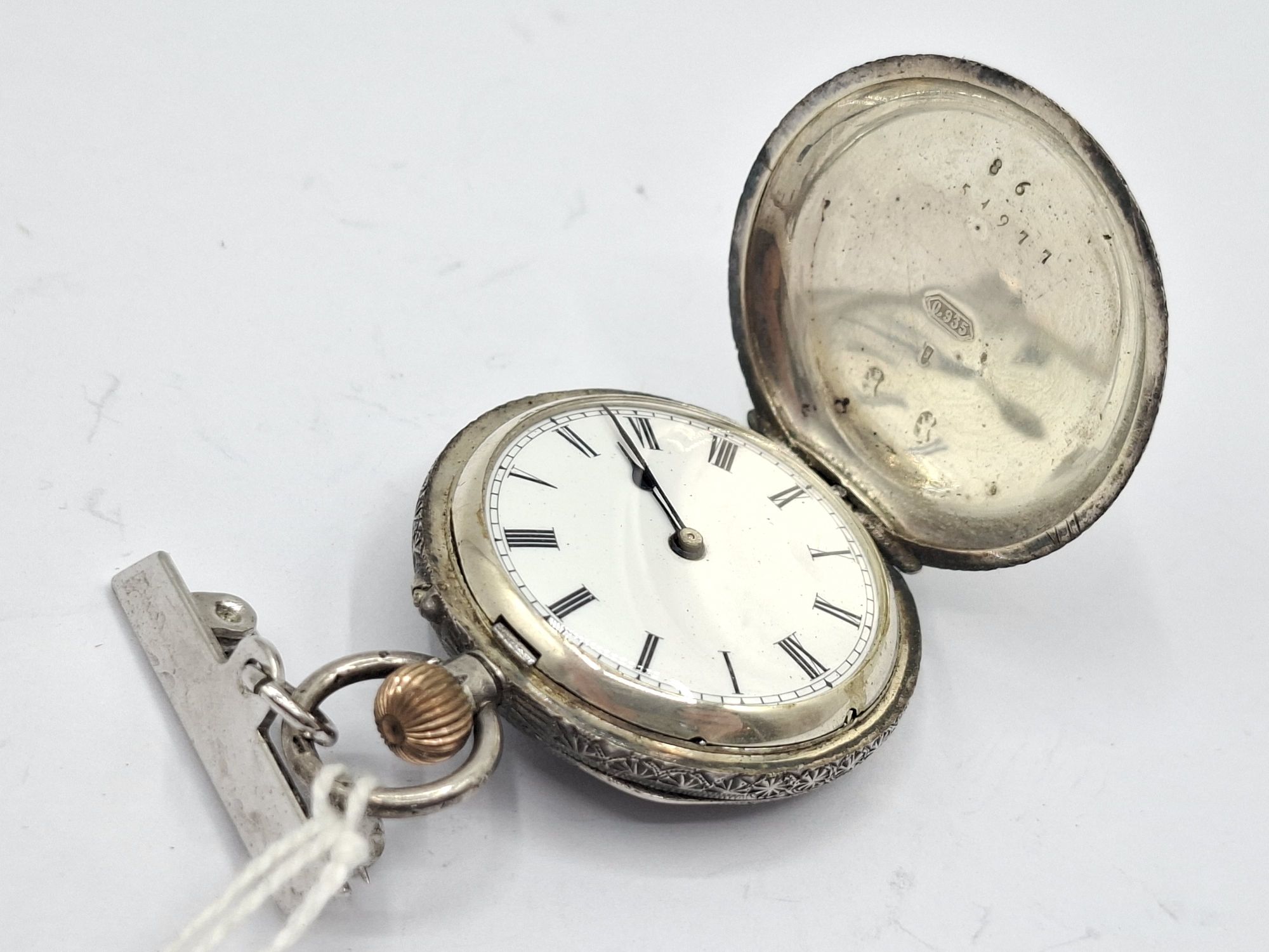 935 Continental Silver Pocket Watch