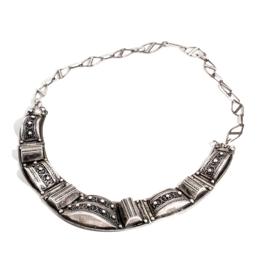 Silver Necklace,