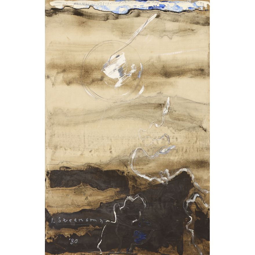 Jay Steensma ''Untitled'' (Northwest Tribute) 1980 Oil
