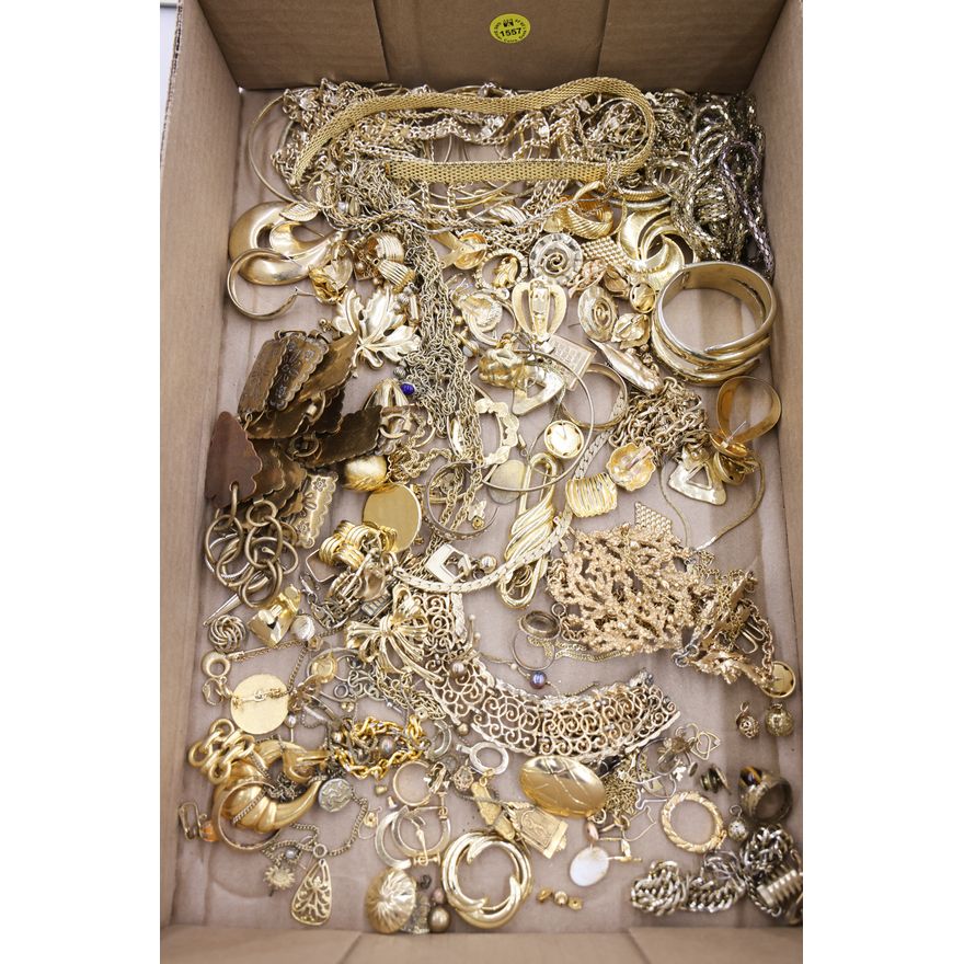 Box Gold Costume Jewelry