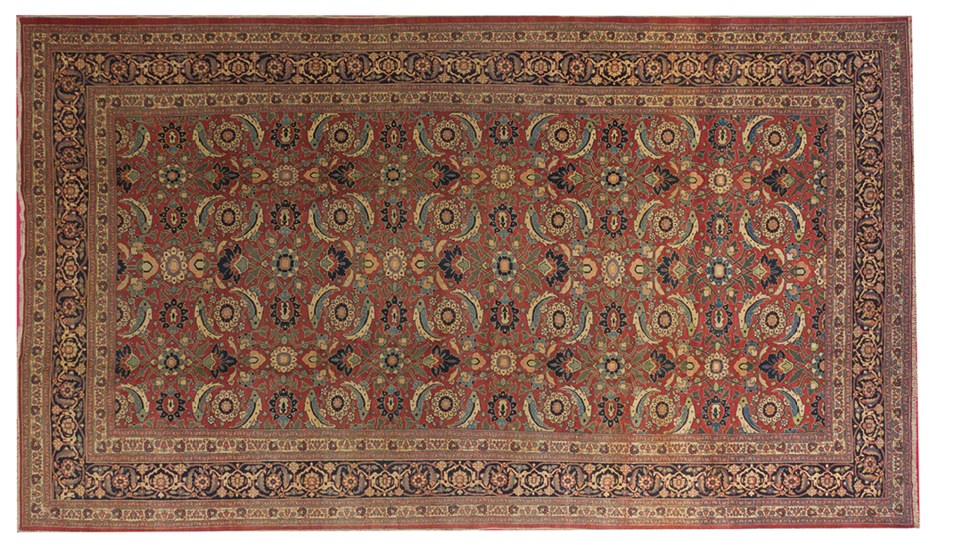 A very fine Tabriz carpet