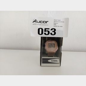 CASIO B650WC-5ADF RETRO DIGITAL SQUARE WATCH - ROSE GOLD -