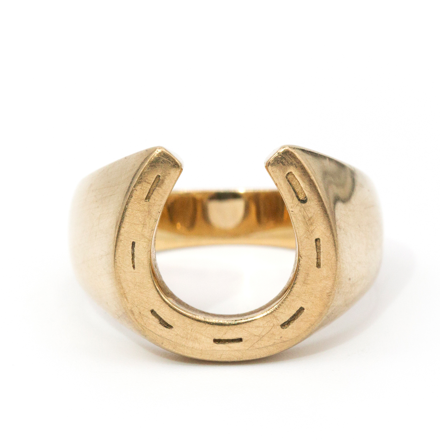 Horseshoe 9ct Gold Ring