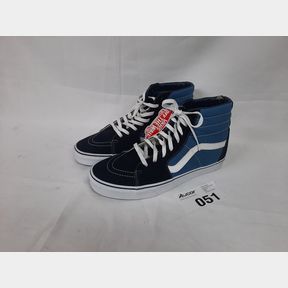 VANS SK8-HI REISSUE - NAVY / BLACK AND WHITE - UK 12