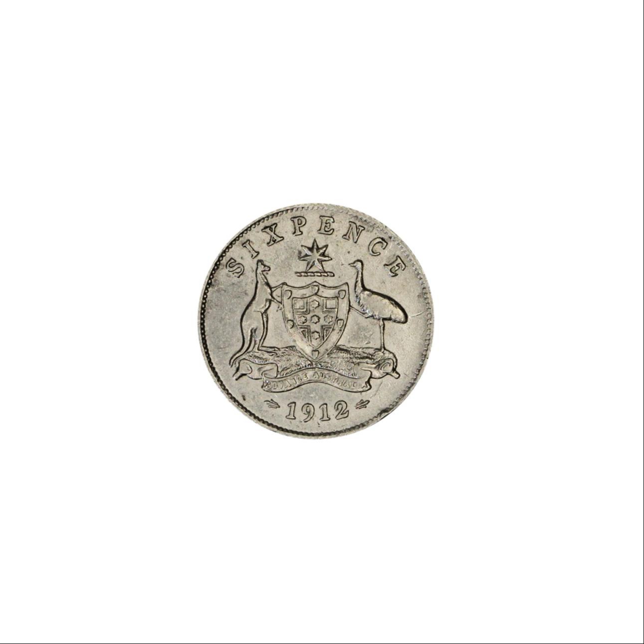 974. · George V, Sixpence, 1912, aEF