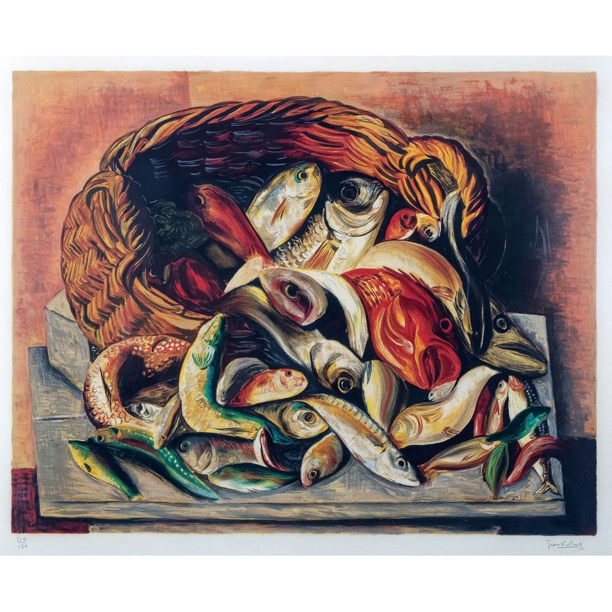 Mojżesz Kisling | Martwa natura z rybami