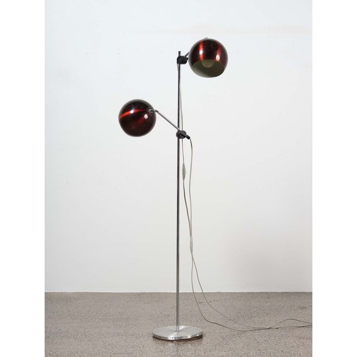 A retro standard lamp