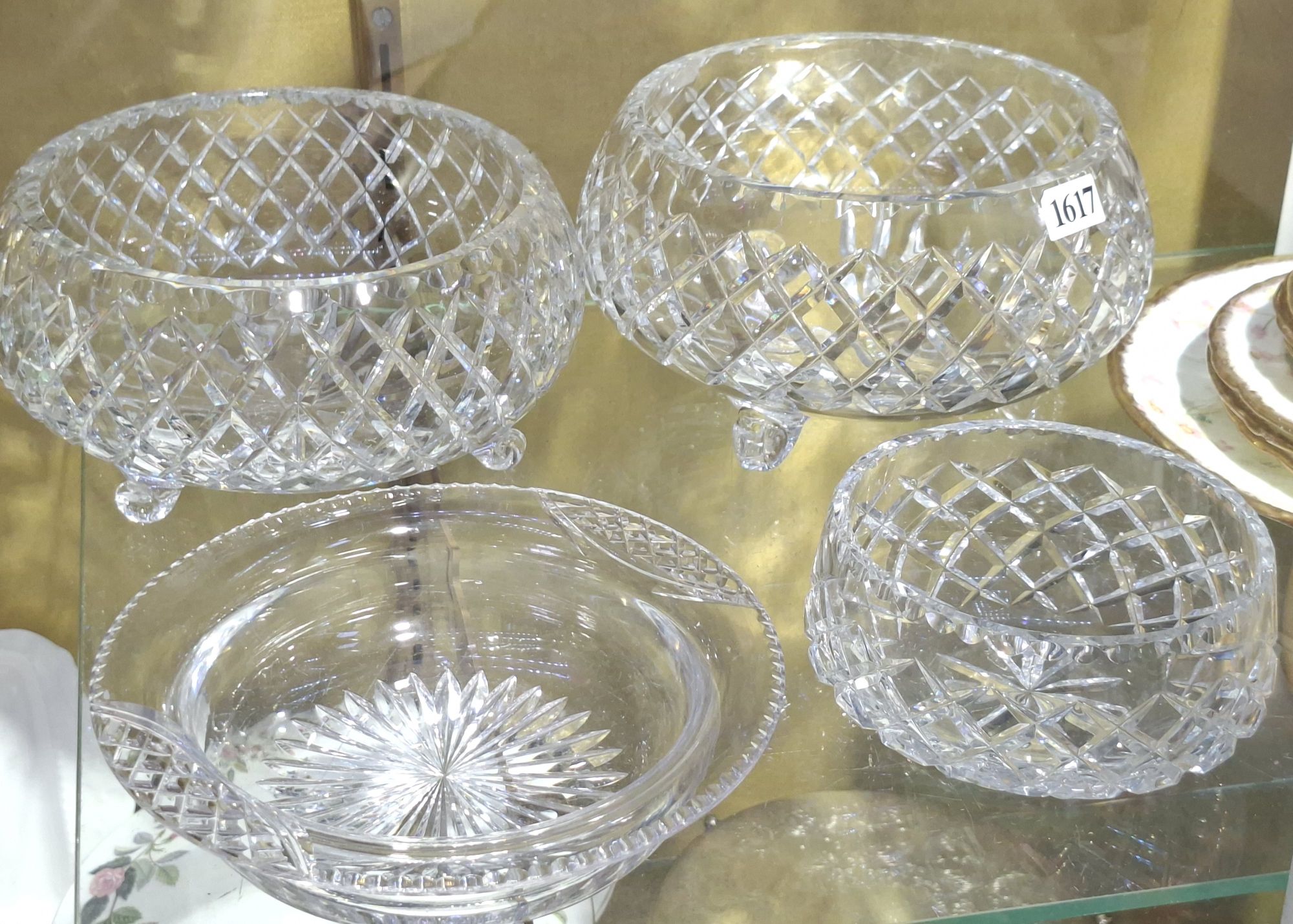 CUT CRYSTAL BOWLS