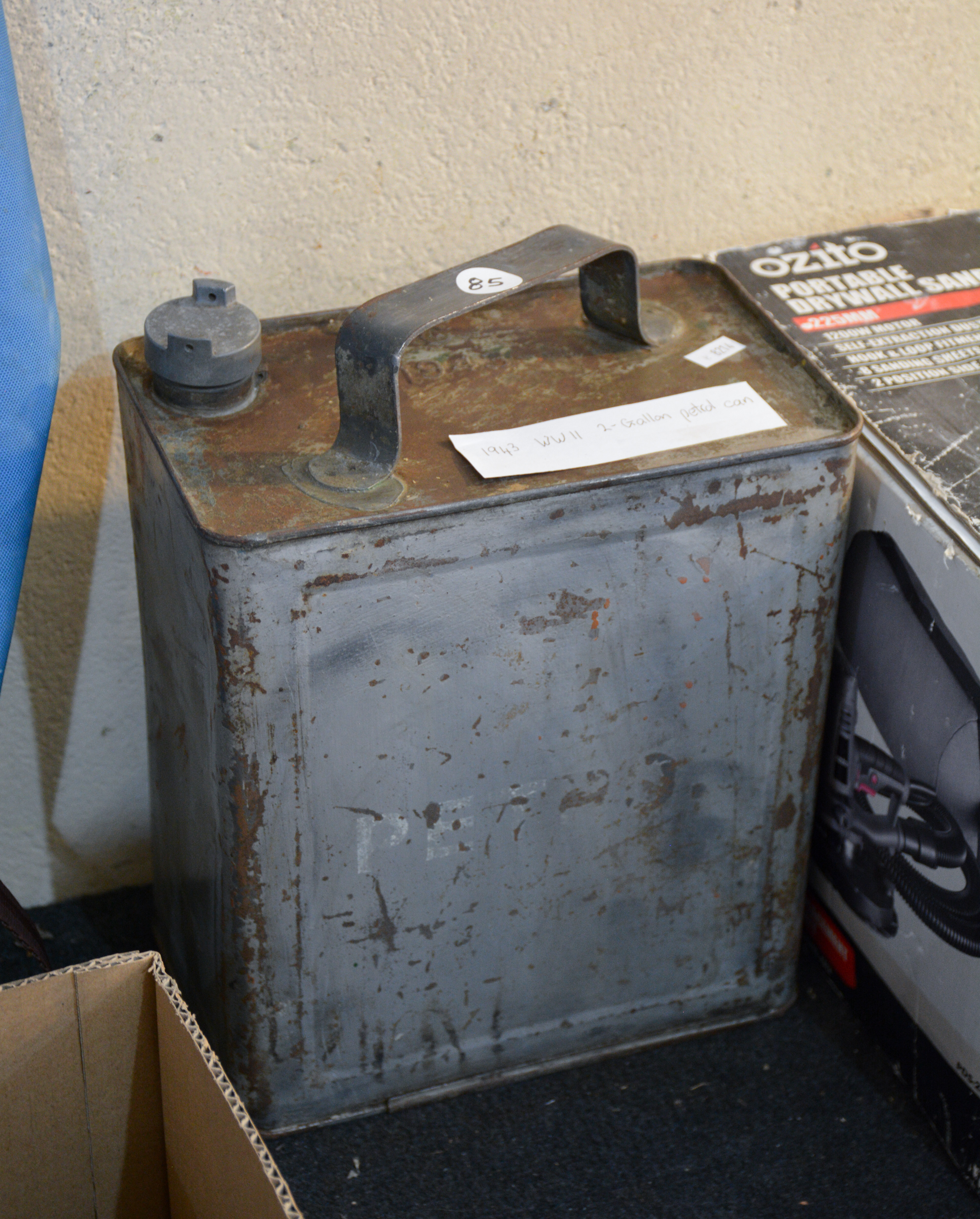 1943 WWII 2 Gallon Petrol Can — sold at auction in New Zealand for $5