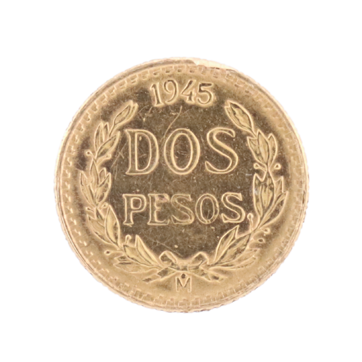 2 Pesos Oro 1945