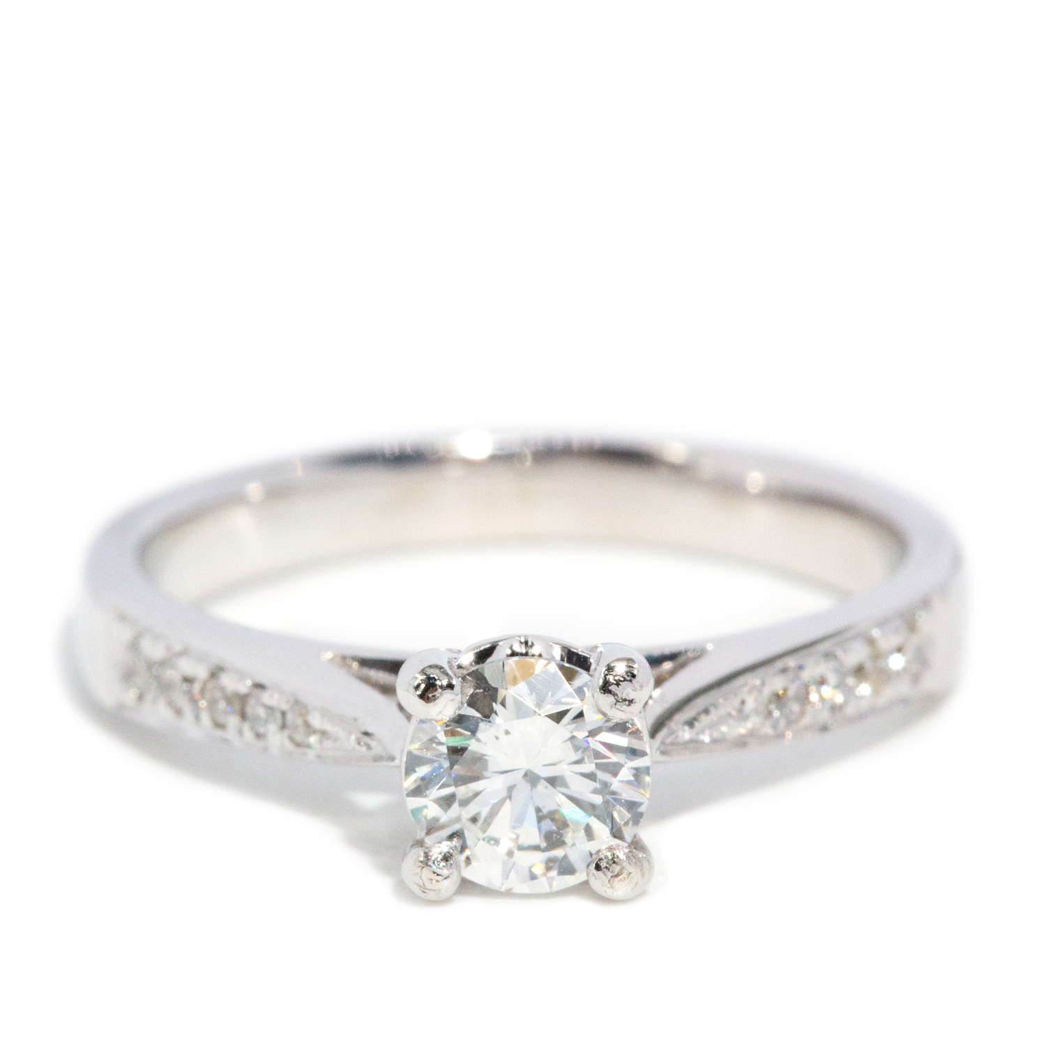 0.50 Carat Diamond Ring in 18ct White Gold
