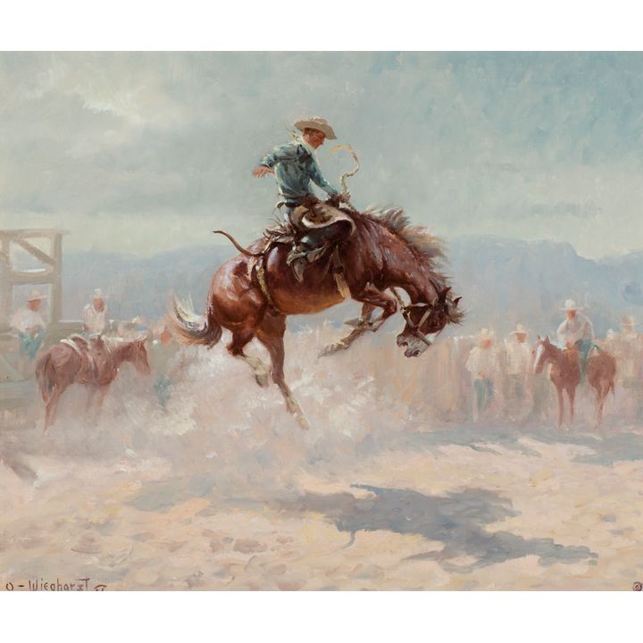 Olaf Wieghorst (1899-1988), Bronc Rider