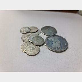 LOT OF ASSORTED SILVER COINS 26.11G - 50692/230