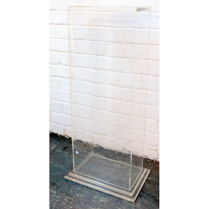 PERSPEX PEDESTAL,