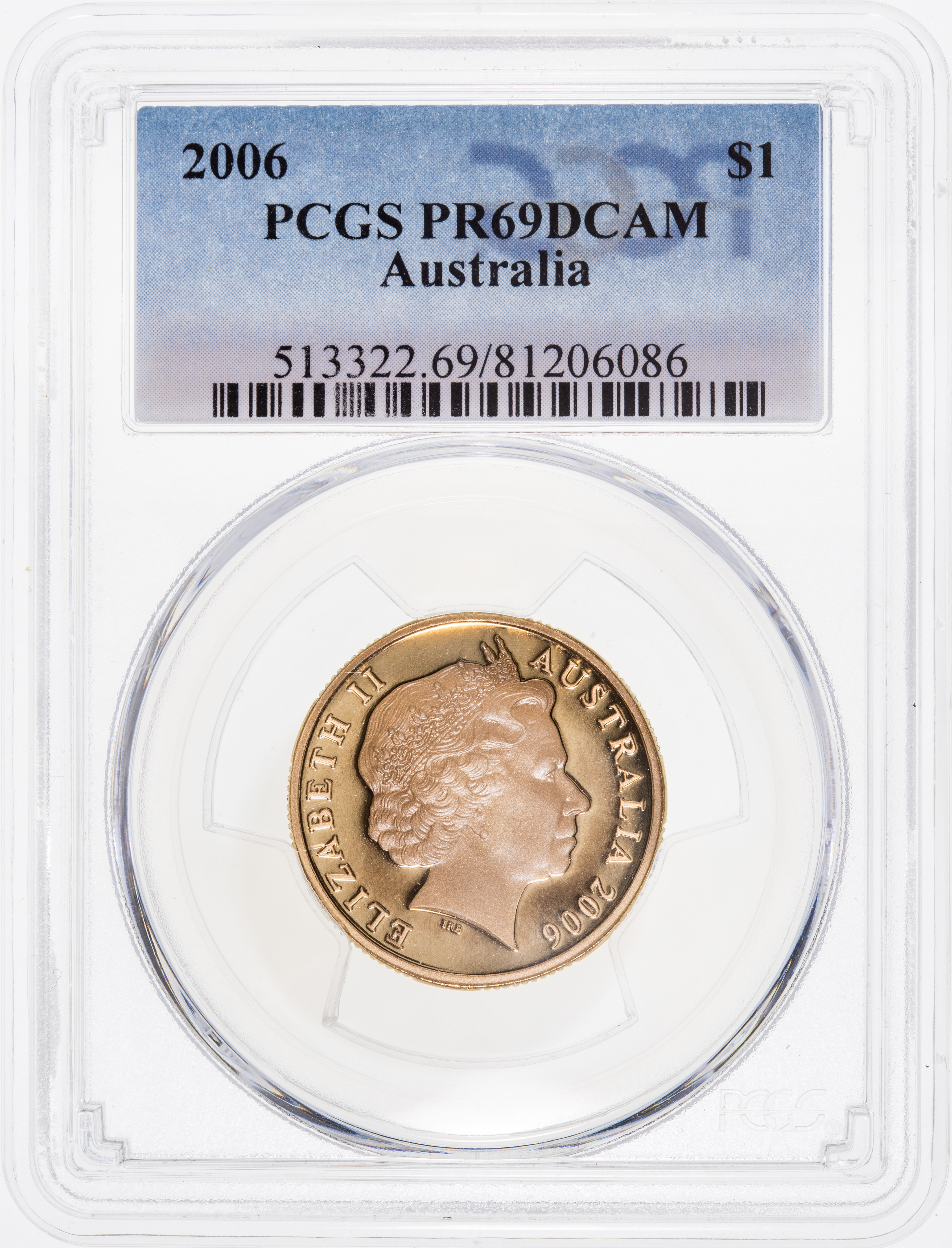 One Dollar, 2006, PCGS PR69DCAM