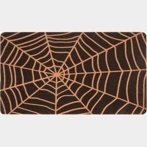 SPIDER-WEB WELCOME-DOORMAT OUTDOOR-ENTRANCE COIR NON-SLIP - DECORATIVE INDOOR HOME ROOM FRONT DOOR NOVELTY MAT HALLOWEEN