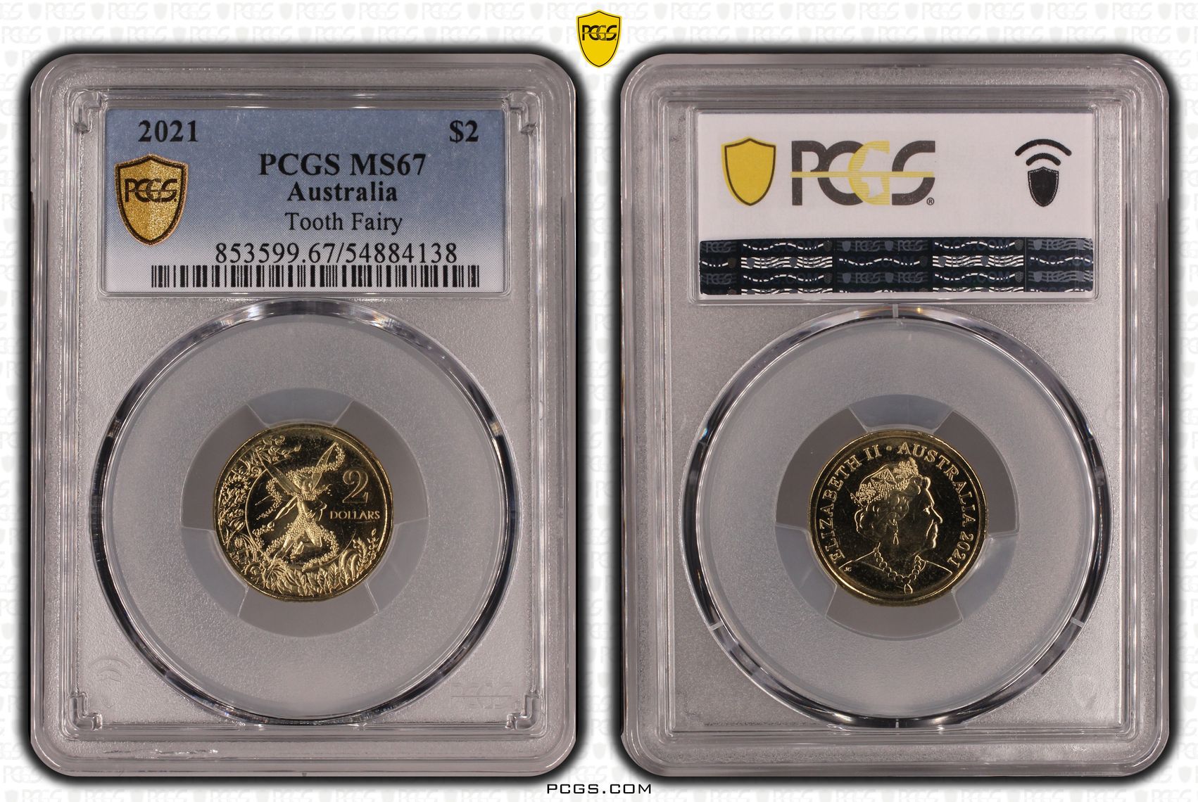 Tooth Fairy, Two Dollar, 2021, PCGS MS67