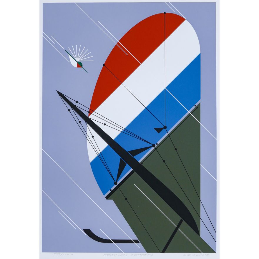 Charley Harper ''Fearless Feathers'' 1987 Serigraph