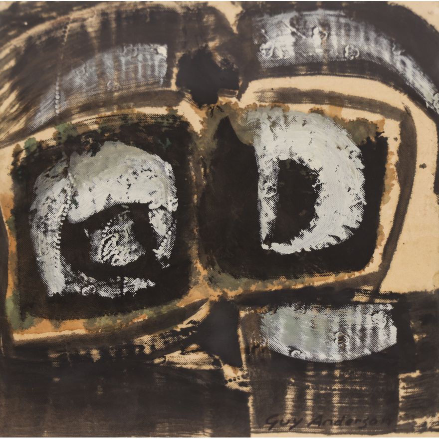 Guy Anderson ''Black Bird'' 1977 Oil