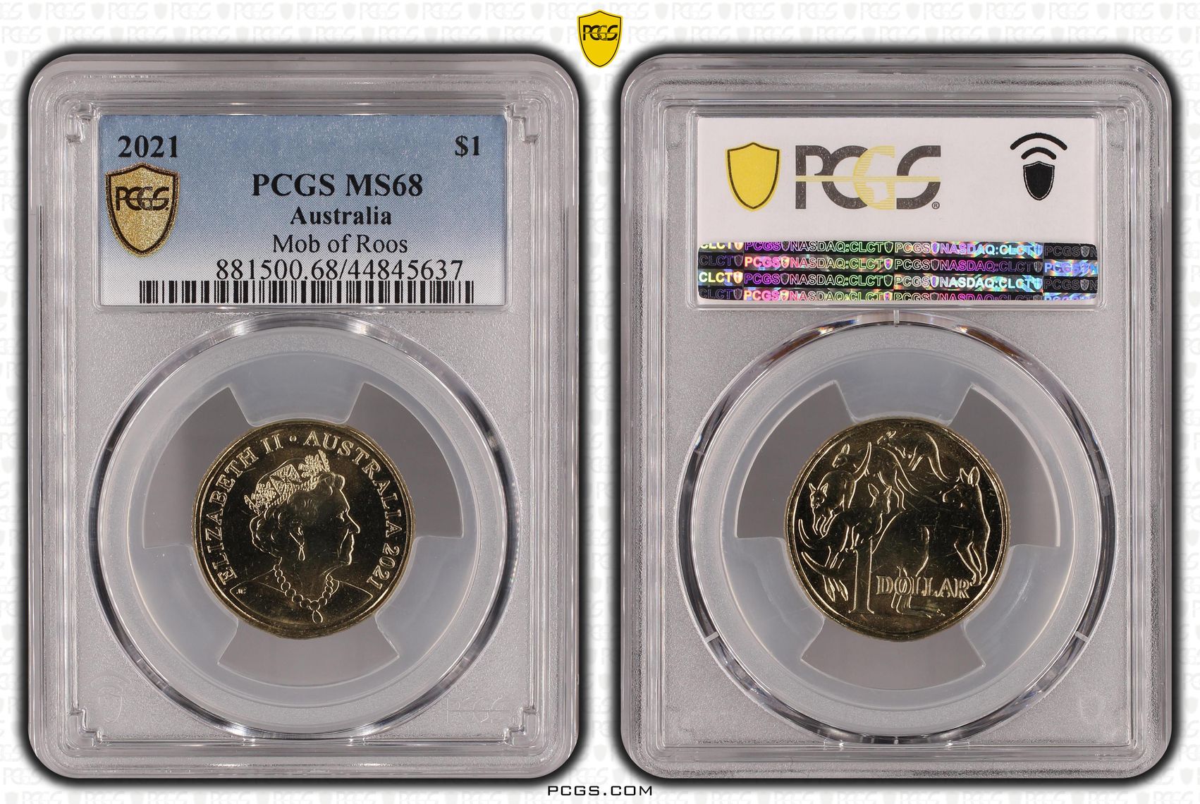 One Dollar, 2021, PCGS MS 68
