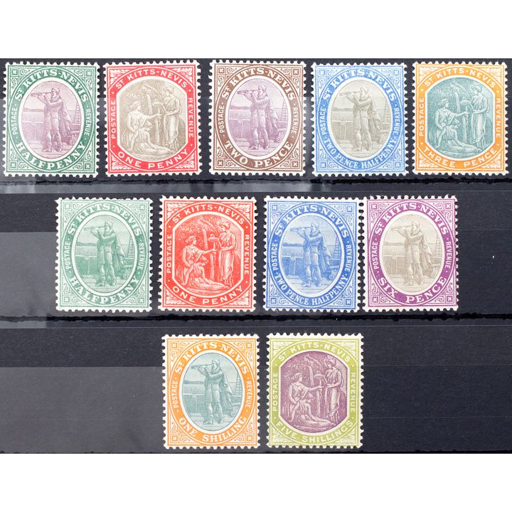 St Kitts-Nevis, Definitives, 1905 - 1918, Good
