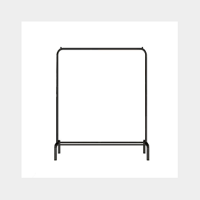 Fine Living Vintage Twist Clothing Rack - Black-51457/236 B1(S1)