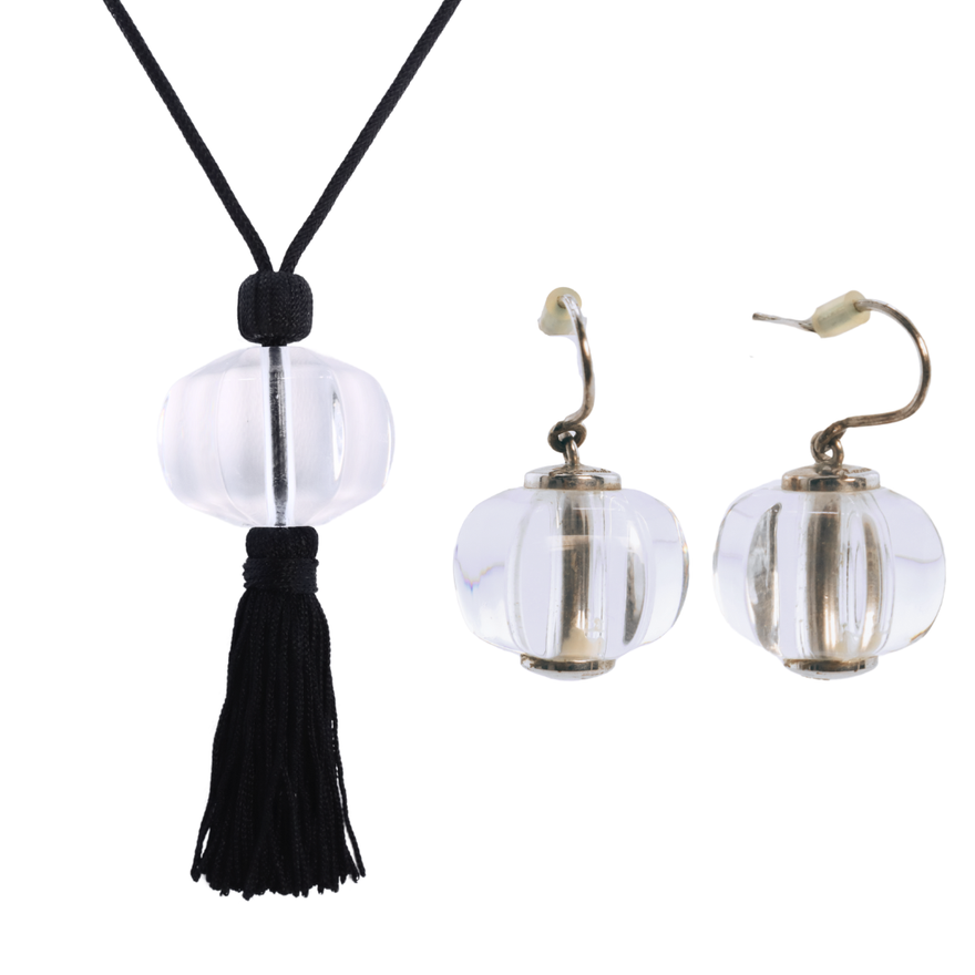 Juego Collar y Aretes Baccarat