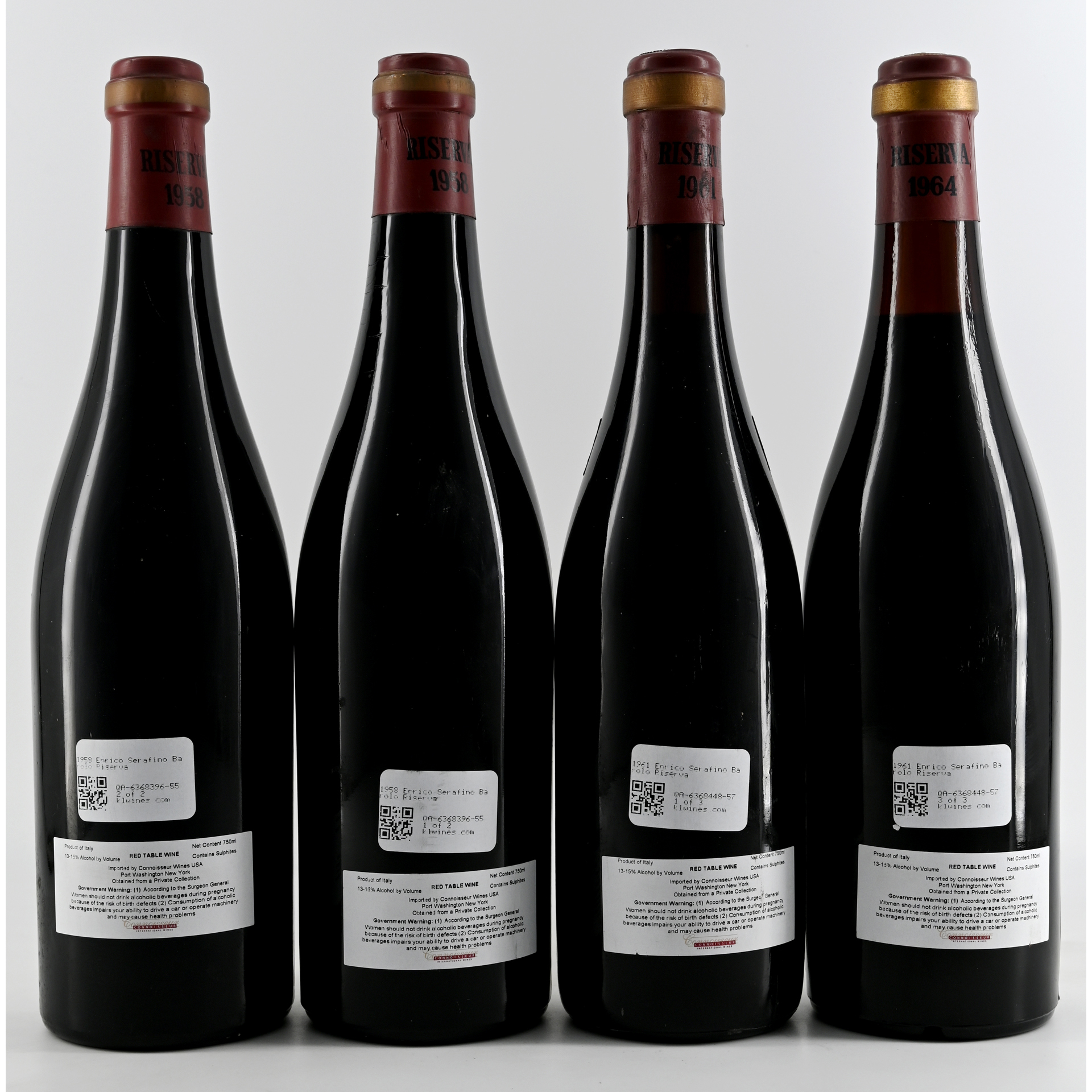 1961年バローロ・リゼルヴァ エンリコ・セラフィーノ 【公式通販】