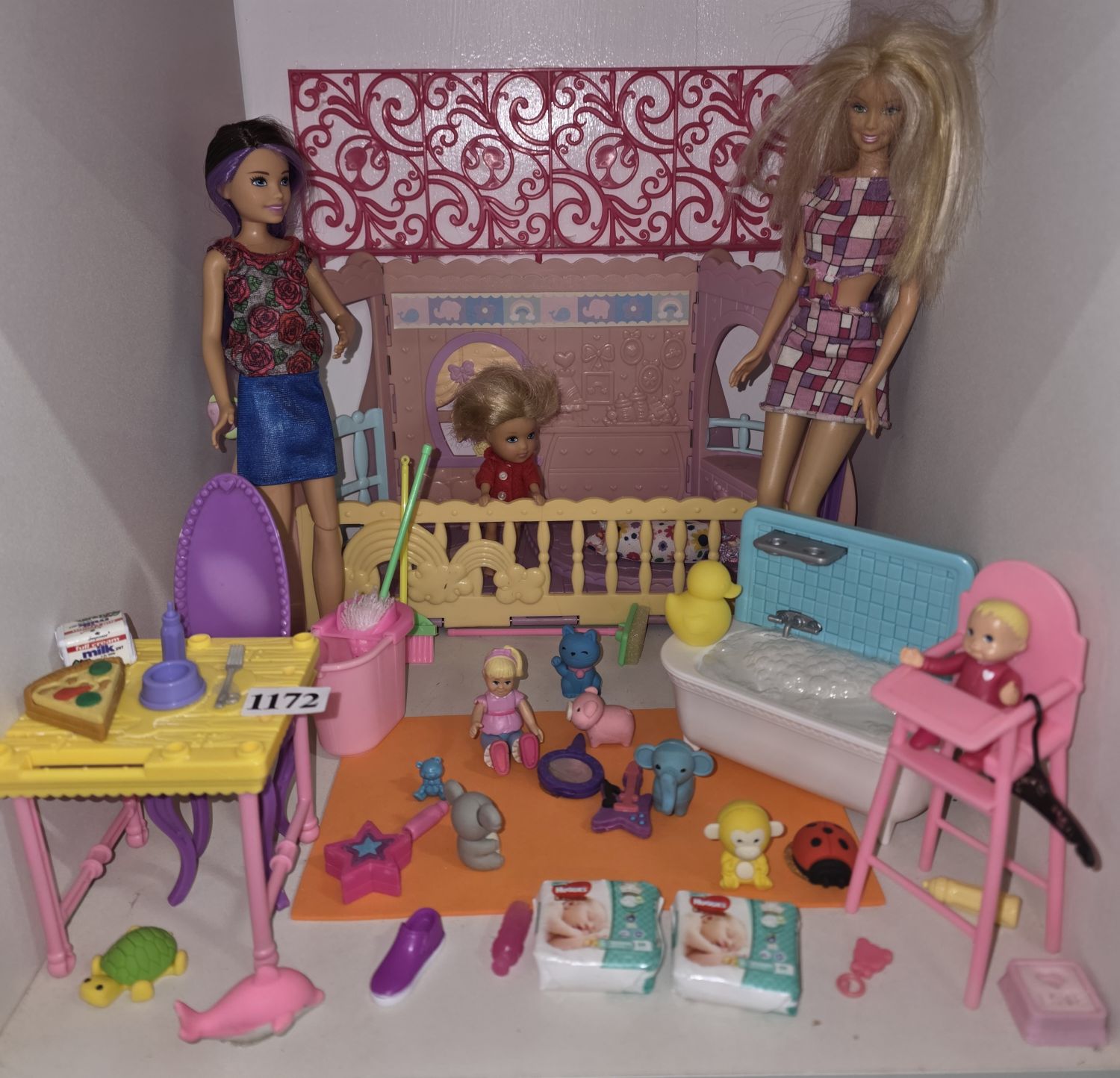 Barbie Dolls And Scenery