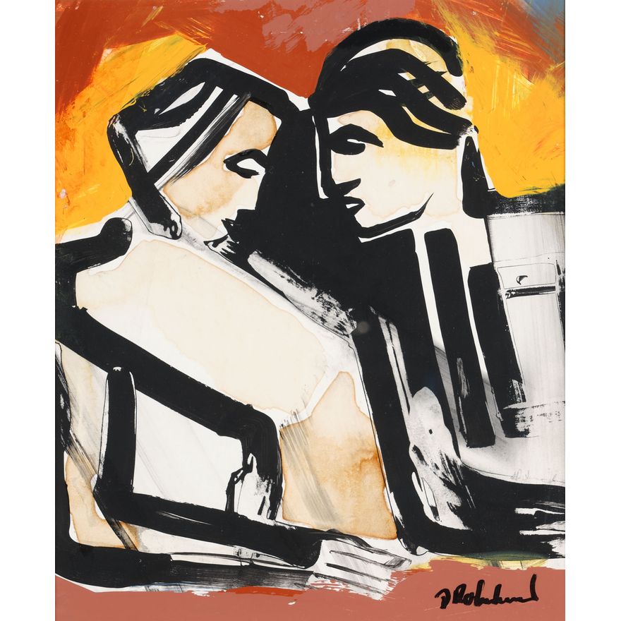 Des Robertshaw 'Untitled (Two figures)'