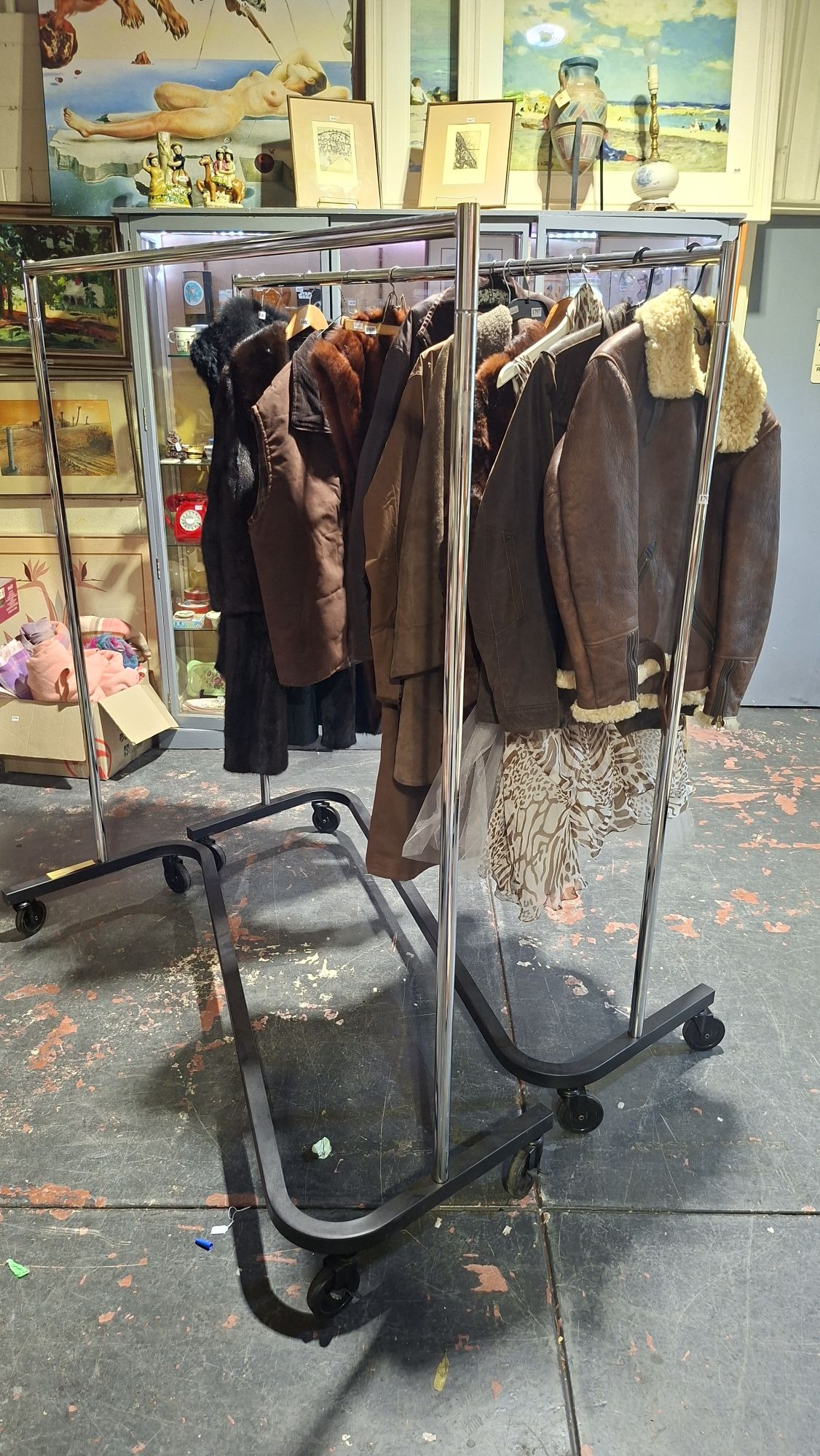 Pair Of Clothing Racks