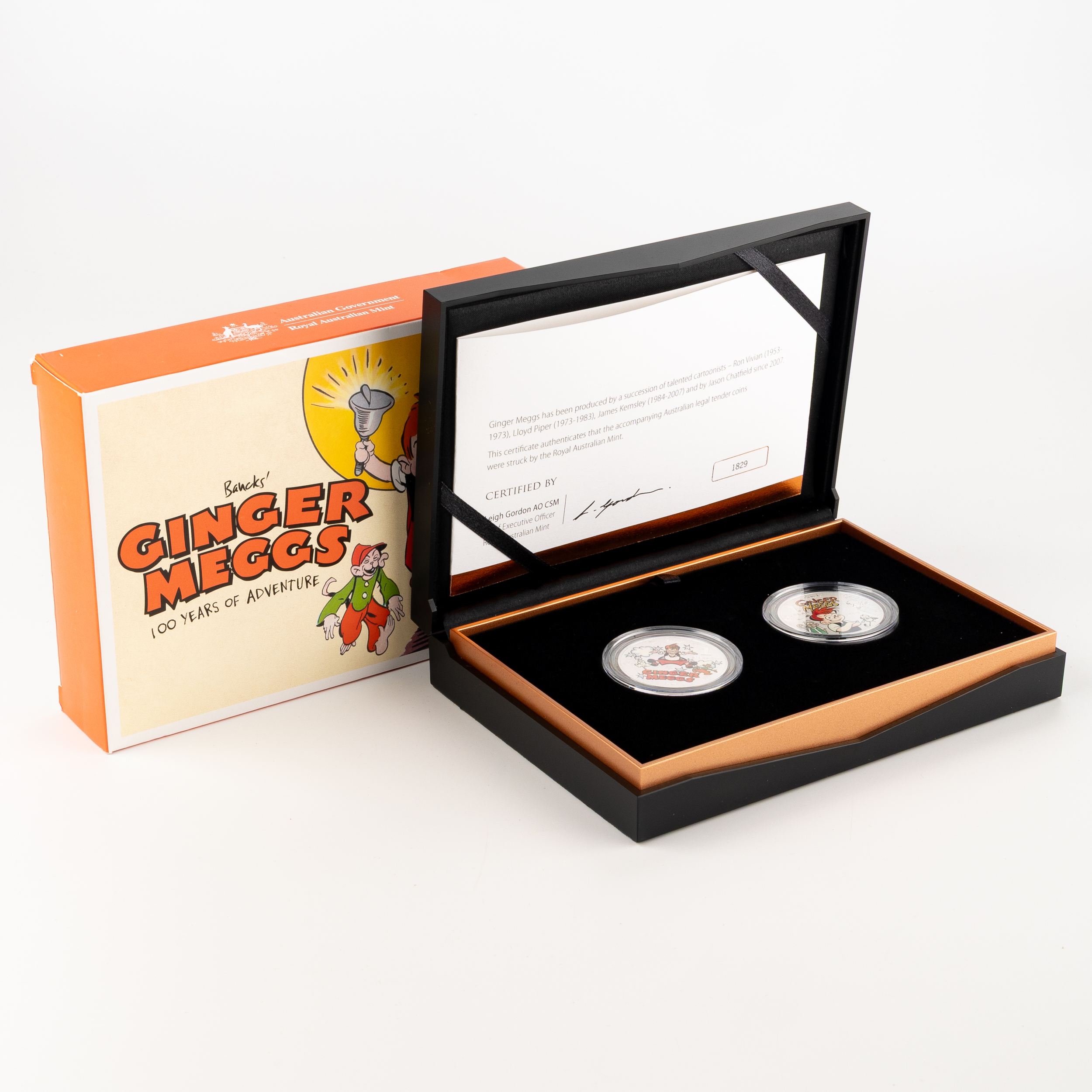 Elizabeth II, RAM - Ginger Meggs 100 years of adventure, One Dollar, 2021, UNC