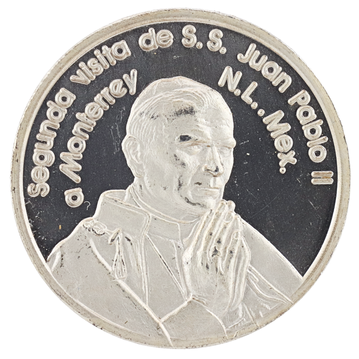 Medalla Onza Troy Juan Pablo II