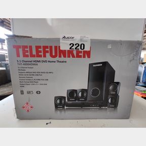 TELEFUNKEN 5.1CHANNEL HOME THEATRE SYSTEM WITH HDMI THT-4000HDMIA