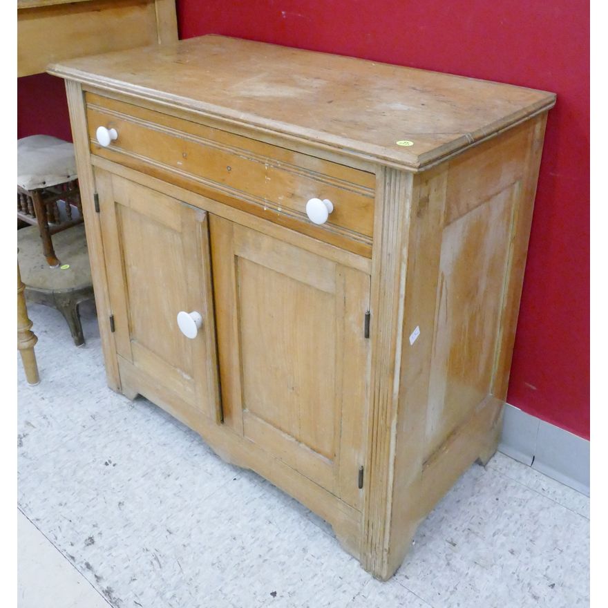 Antique Country Pine Small Comode- 27x30x15''