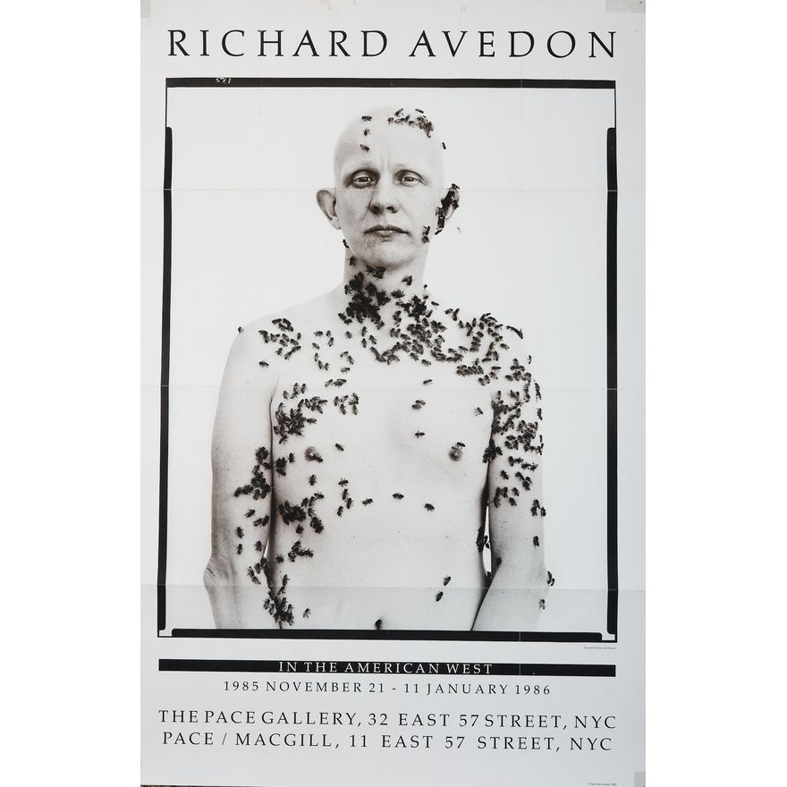 Richard Avedon, Saul Steinberg, Richard Serra - Three 1980s Pace Gallery exhibitions poster prints