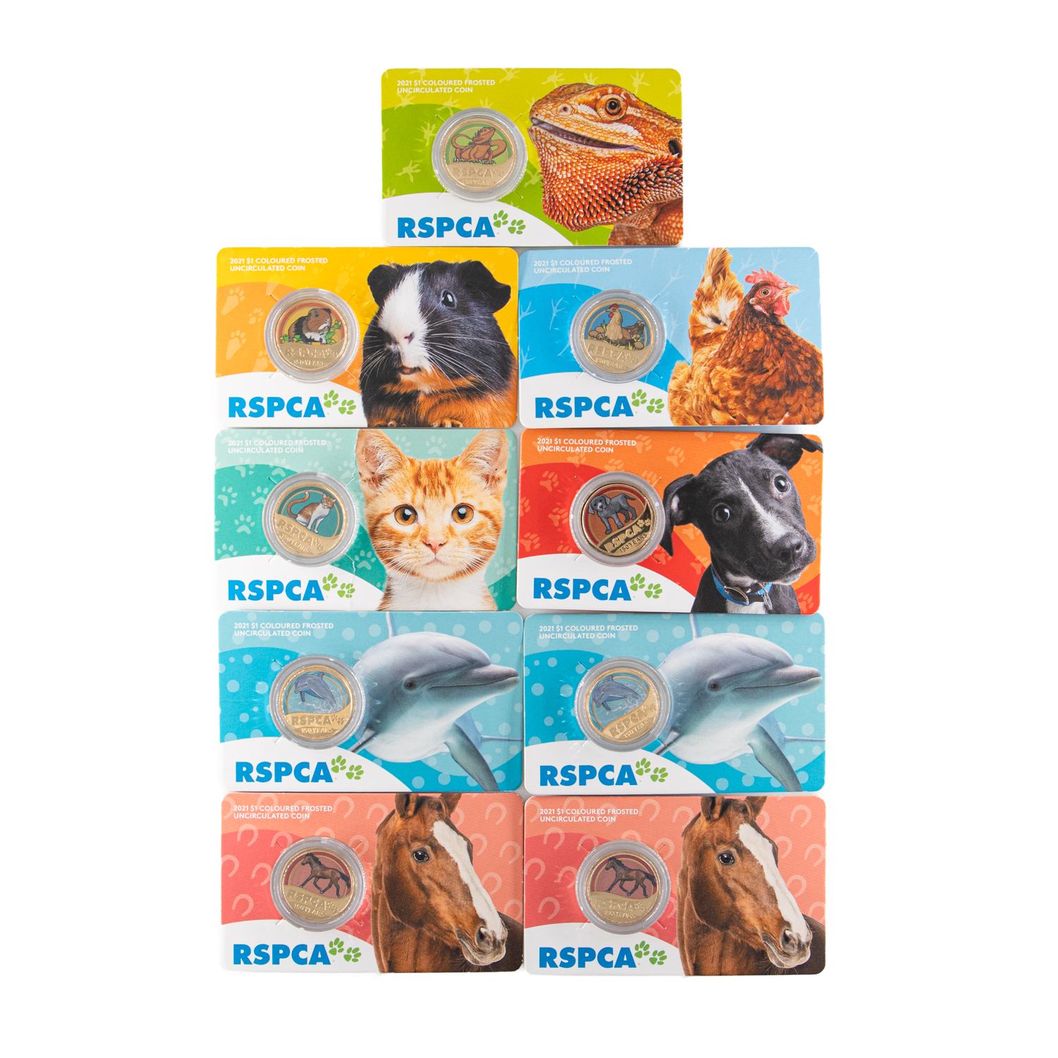 Elizabeth II, RSPCA, One Dollar, 2021, UNC