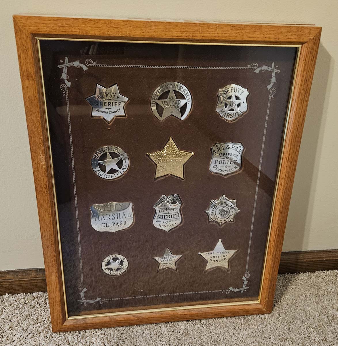Franklin Mint Collection of Great Western Lawmen Sterling Silver