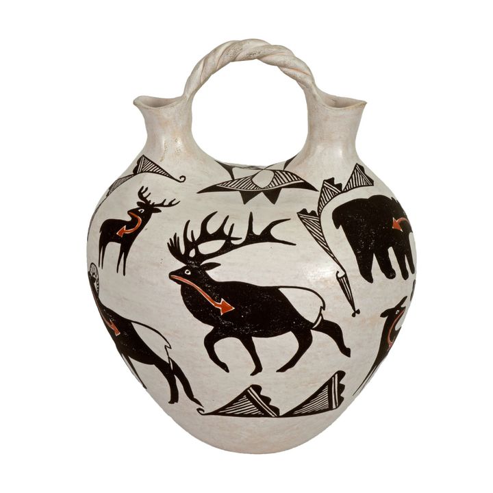 M. Antonio , Untitled (Acoma Wedding Vase Pottery)