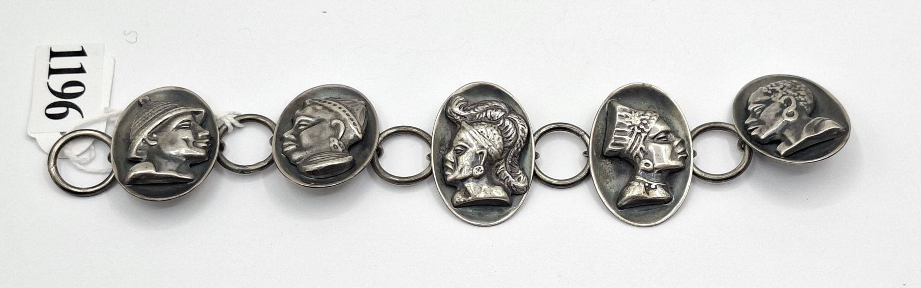 1196 · STERLING SILVER VINTAGE BRACELET
