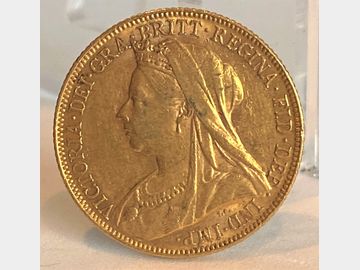 1899 VICTORIA OLD HEAD MELBOURNE MINT GOLD SOVEREIGN